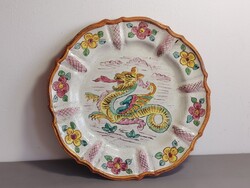 Kézzel festett olasz kerámia tányér  "dipinto a mano"ALKUDHATÓ