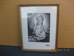 RÉGI FÉNYKÉP  BAJA  BORSODI FOTÓ  ARANYOZOTT KERETBEN