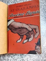 Maurice Leblanc ( Arséne Lupin) detektiv regényei 1 kötetben bekötve. 1910-20 as évek