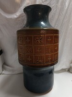 Hatalmas méretű Gránit padlóváza, Zahajszky László terve - 55 cm