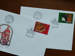 FDC pár 1996. EUROPA: Híres asszonyok: Erzsébet és Gizella királynék