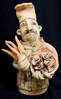 DT/565 – Vertel Andrea – A séf - figurális kerámia (43 cm)