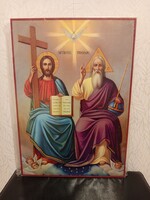 Új Szentháromság ikon (Sfânta Treime) – 42x30 cm