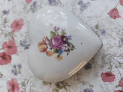 Porcelán szív alakú bonbonier, cukorkatartó eladó!