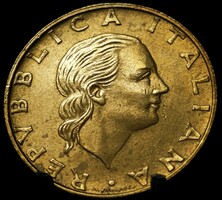 Olaszország 200 Líra, 1993 70 éves a katonai repülés E07A2