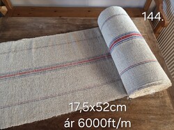Régi szőttes vászon zsák anyag tekercsben
