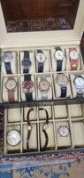 14 darabos Vintage Óragyűjtemény – Svájci és Szovjet ritkaságok, Doxa, Gyűjtői tétel