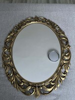 Florentin aranyozott keret, kb. 100 éves, új tükörrel
