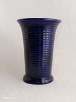 Ajándékkal! Vintage hollóházi Altwien típusú porcelán VÁZA a Szakmáry-időszakból ajándék hamuzóval