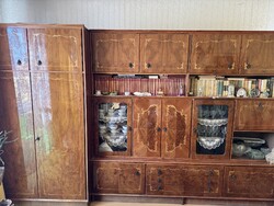 Intarziás neobarokk nappali garnitúra - kiváló állapotban