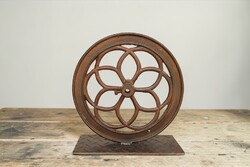 Antik öntöttvas kerék Loft lakás dekoráció