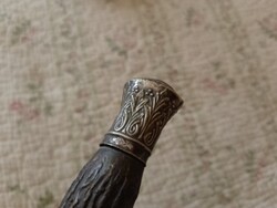 Antik angol hússzúró ezüst véggel