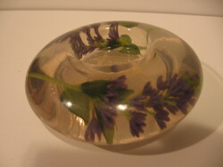 Levendulás műgyanta mécsestartó