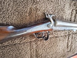 Francia duplacsövű lafaucheux XIX.századból