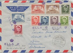 1954 - Grönlandi légipostai boríték