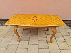 Intarziás Neobarrok dohányzóasztal