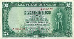 25 latu 1938 Lettország 2.