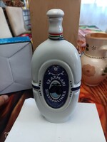 Hollóházi porcelán pálinkás kulacs eladó