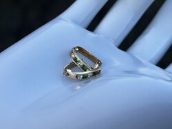 14 karátos arany fülbevaló