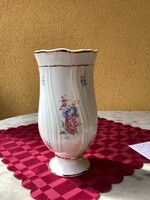 Hollóházi Hajnalka mintás porcelán váza 21 cm.