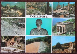 Képeslap, Görög, Delphi