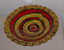 Kerámia falitál-asztalközép