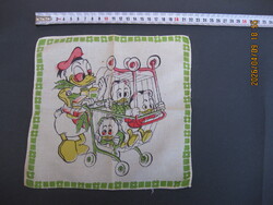 Donald kacsa régi mesemintás retró zsebkendő