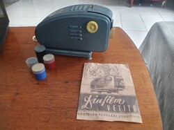 Retro lemezárugyár diavetitő