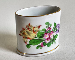 Herendi Petit Bouquet (BFR) ovális fogvájótartó