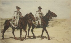(K) Prihoda István (1891-1956) : Csikósok