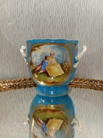 Antik sevres porcelán kaspó