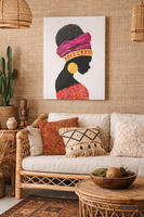 Boho festmény 50x70 cm