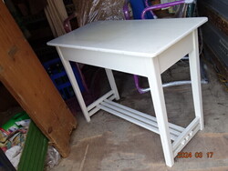 RÉGI VINTAGE NÉPI SZECESSZIÓS ASZTAL FESTETT FA ÁLLVÁNY VIRÁGTARTÓ