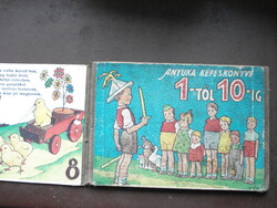 Anyuka képeskönyve antik leporelló Pályi Jenő rajzaival