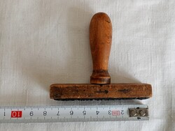 Bélyegző Délmagyarországi Rostkikészítő megyei irodája Szolnok retro nyomóbélyegző pecsét stempli