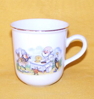Mesés porcelán bögre csehszlovák