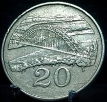 Zimbabwe 20 cent, 1980 E10A2