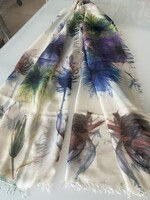 Nagyin finom olasz kézműves sál modalból, 190 x 90 cm