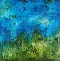 Baján Ildikó festmény 50 x 50 cm.