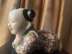 Chinese porcelán boy early 20 .század eleji