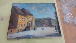 Turmayer Sándor olaj-vászon festmény, szép állapotban 50*40 cm