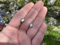 Női 925 Ezüst Holdköves fülbevaló!