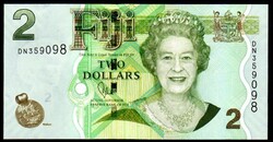 Fidzsi-szigetek 2 dollár UNC 2012