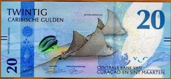 Curacao 20 (karibi) gulden UNC 2025