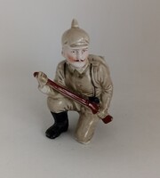 Régi porcelán persely-I.Vh-s magyar katona háborús emlék!