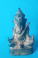 Genesha bronz  szobor , hindu szimbólum isten