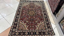 4255 MESESZÉP Iráni Tabríz selyemmel kézi perzsa szőnyeg 98X152CM