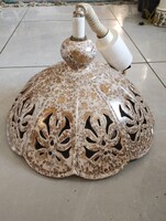 Retró fajansz függő lámpa / Goebel