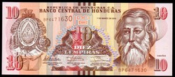 Honduras 10 lempiras UNC 2012