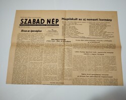 Szabad Nép - A magyar dolgozók pártjának központi lapja 1956.október 28.